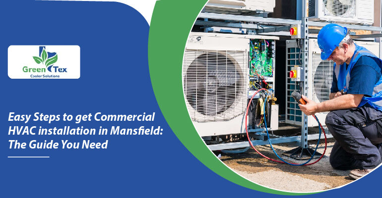 commercial HVAC installation in Mansfield